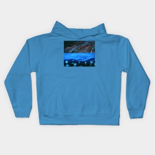 Jellyfish in the ocean Kids Hoodie